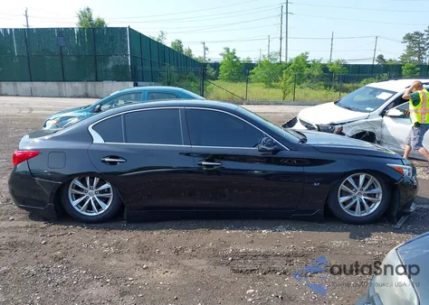 2015 Infiniti Q50 Premium/Sport z USA, uszkodzony, nr VIN JN1BV7AR1FM404154